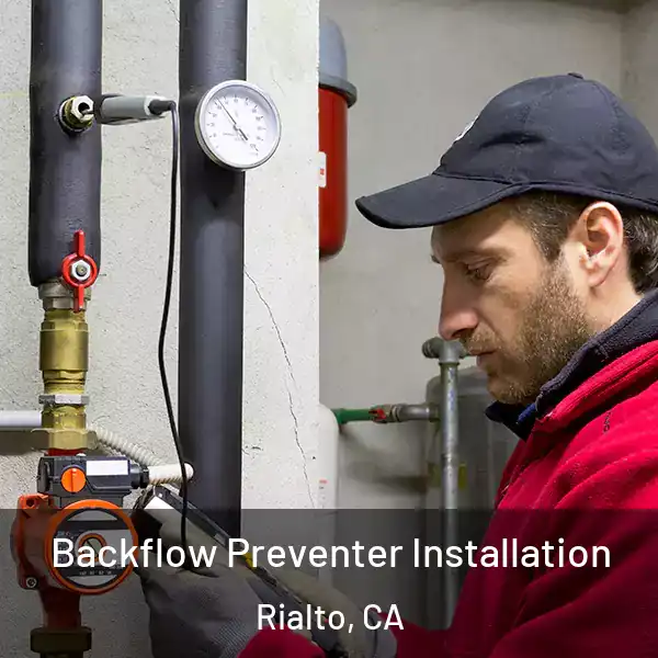  Backflow Preventer Installation Rialto, CA