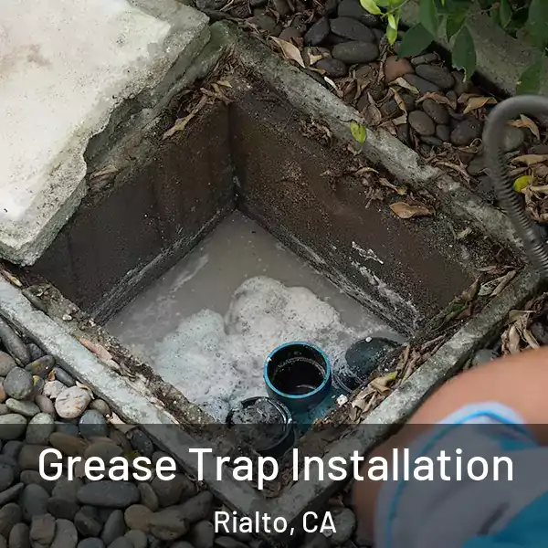  Grease Trap Installation Rialto, CA