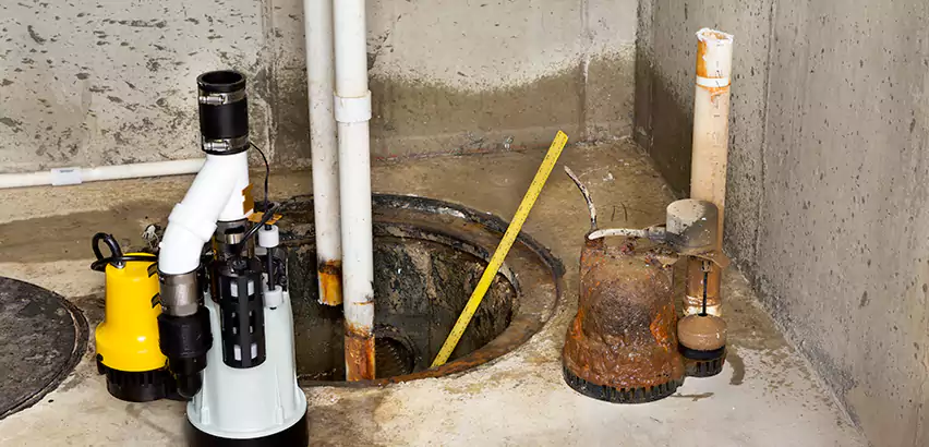 Installing Sump Pump in Finished Basement in Rialto, CA