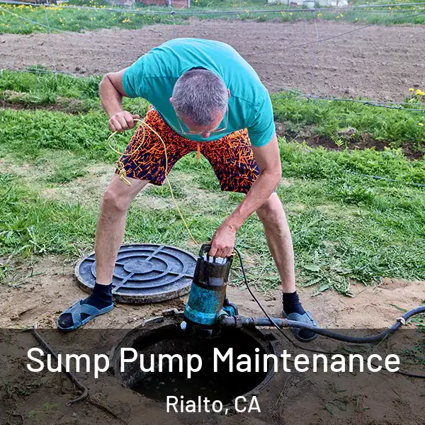  Sump Pump Maintenance Rialto, CA