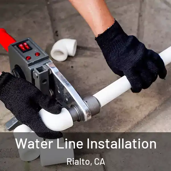  Water Line Installation Rialto, CA