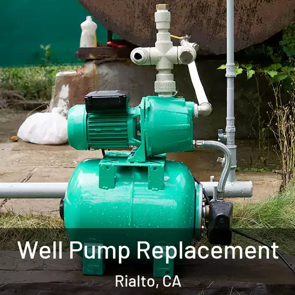  Well Pump Replacement Rialto, CA